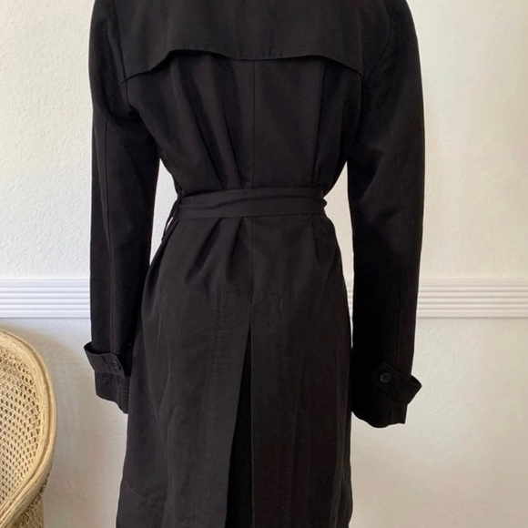 Joe’s Jeans Black Trench Coat - Picture 7 of 11